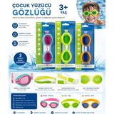 Çocuk Yüzücü Gözlüğü 3+ Yaş – Uv Korumalı Ayarlanabilir Deniz ve Havuz Gözlüğü - Pembe