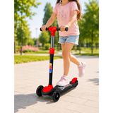 Çocuklar Için 3 Tekerlekli Scooter Ayarlanabilir Gidonlu Eğlenceli Sürüş Aracı - Renkli - yok