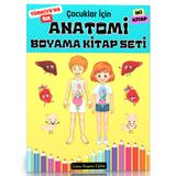 Cocuklar Icin Anatomı Boyama Kitap Seti (2 Super Kitap)