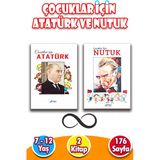 Çocuklar İçin Atatürk Ve Nutuk - 2 Kitap İlkokul Ve Ortaokul 7-12 Yaş 23 Nisan Özel Anlamlı Hediye