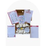 Çocuklar için Christmas Taş Boyama Seti – Yılbaşı Özel Yaratıcılık & Görev Kartlarıyla Taş Boyama Figürler - 4-5 cm boyutunda