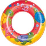 Çocuklar Için Deniz ve Havuz Simidi, 51 Cm, Deniz Canlıları Desenli - Ahşap - Seçenek 1