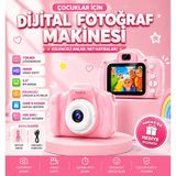 Çocuklar Için Dijital Fotoğraf Makinesi – 1080P Hd Video, 2.0” Ekran, Eğlenceli Filtreler & Oyunlu Kamera - Pembe
