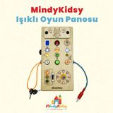 Çocuklar Için Eğitici Ahşap Montessori Işıklı Oyun Panosu - Zeka Geliştirici Oyuncak