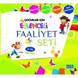 Çocuklar İçin Eğlenceli Faaliyet Seti Yeşil Kitap 3 Yaş Üzeri