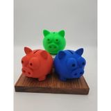 Çocuklar İçin Eğlenceli Kumbara – Para Biriktirme ve Tasarruf Alışkanlığı - Piggy bank (yeşil)