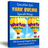 Çocuklar İçin Fark Bulma Kitabı - Enine Boyuna Eğitim