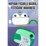 Çocuklar Için Fotoğraf Makinesi Anlık Baskı Makinesi Hd Görüntü Kalitesi - 7129-4469 - Çok Renkli