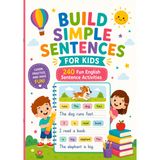 Çocuklar İçin İngilizce Cümle Kurma Aktivite Kitabı 6+ Yaş A5 Boy 68 Sayfa 240 Eğlenceli Sentence Building Etkinliği ve Kelime Sıralama Çalışmaları | 240 İngilizce Cümle Etkinliği, Kelime Sıralama Çalışmaları, Temel İngilizce Öğrenimi, A5 Boy
