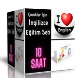 Çocuklar İçin İngilizce Görüntülü Eğitim Seti - Enine Boyuna Eğitim