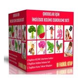 Çocuklar İçin İngilizce Kelime Ezberleme Seti 10 Fasikül Kitap Enine Boyuna Eğitim