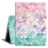 Çocuklar için iPad Air 2 Kılıfı, Kızlar için Pembe Simli iPad 6. Nesil Kılıf, iPad 5. Nesil için iPad 9.7 Kılıf, Hafif Otomatik Uyku/Uyanma, Mikrofiber Astar PU Deri Kılıf, Drodalala Deniz Kızı