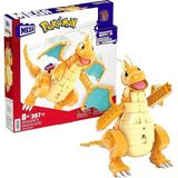 Çocuklar Için Kinetik Yapı Parçasıyla Hareket Özelliği Bulunan, Birleştirilebilir ve Eklemleri Bükülebilir Büyük Ölçekli Mega Pokémon Dragonite Yapı Oyuncakları, HKT25