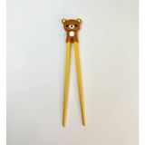 Çocuklar Için Kolay Kullanım Aparatı Chopstick, Ayıcık Karakterli Çin Çubuğu, Öğretici Chopstick - 01P-Pembe