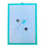 Çocuklar İçin Magnetik Çift Taraflı Yazı Tahtası 28X39.5 Cm Yeşil