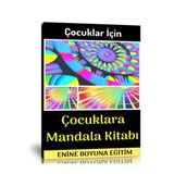 Çocuklar İçin Mandala Boyama Kitabı Enine Boyuna Eğitim