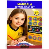 Çocuklar İçin Mandala Boyama Kitap Seti (2 Kitap)