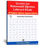 Çocuklar İçin Matematik Öğreten Labirent Kitabı Enine Boyuna Eğitim