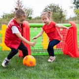 Çocuklar Için Minyatür Futbol Kalesi – Ev ve Bahçeye Uygun | Dayanıklı, Taşınabilir ve Eğlenceli - Kırmızı