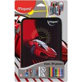 Çocuklar Için Renkli Cars Kalem Kutusu, Okul ve Çalışma Için Idealdir - Altın - Gri - Seçenek 1