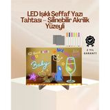 Çocuklar İçin Renkli Led Mesaj Tahtası – Neon Kalemli, Eğlenceli Ve Yaratıcı Yazı Panosu P125068s6157
