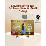 Çocuklar İçin Renkli Led Mesaj Tahtası – Neon Kalemli, Eğlenceli Yaratıcı Yazı Panosu