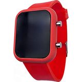 Çocuklar Için Şık Dijital LED Saat, Tüm Yaş Gruplarına Uygun, Renkli Tasarım - Altın - Kırmızı - 35 - 48 mm - Seçenek 1