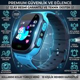 Çocuklar Için Sim Kartlı Akıllı Saat, Konum Takip ve Kamera Özelliği - Altın - Kırmızı - 35 - 48 mm - Seçenek 1