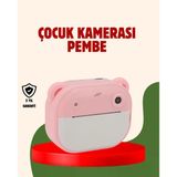 Çocuklar İçin Şipşak Yazıcı Kamera 24Mp Hd Çift Lensli Termal Baskılı Mir88806753