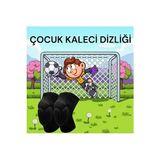Çocuklar Için Siyah Sünger Destekli Kaleci Dizliği Koruma Seti