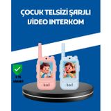 Çocuklar İçin Video Görüşmeli Walkie Talkie Uzun Mesafe İletişim FRTKGT25DYMUCZZZVDO1TELSİZ-1