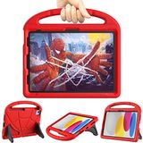 Çocuklar için yeni iPad 10. Nesil Kılıf, 10,9 inç 2022, Lainergie iPad 10.9 Kılıf 10. Nesil Hafif Darbeye Dayanıklı Çocuk Dostu Kol Dayanaklı Kılıf, 10,9 inç iPad 10. Nesil 2022, Kırmızı