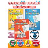 Cocuklar Icin Zeka & Dikkat Guclendiren Futoshıkı 3'Lu Set - Yeni Nesil Japon Sudoku 7-99 Yas