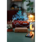 Çocuklara Hediye Kişiye Özel 3D Dekoratif Led İsimli Kale Lamba