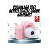 Çocuklara Özel Fotoğraf Ve Video Çeken Mini Çok Renkli Fotoğraf Makinesi Mir03892849