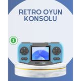 Çocuklara Özel Oyun Konsolu Portatif Eğlence Cihazı