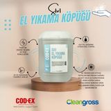 Cod-Ex 4 lt Sıvı El Köpüğü Ekonomik Kullanım İçin Cilt Ph Değerine Uygun Köpük Sabun