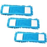 Cod-Ex 50 cm 3 Adet Mikrofiber Islak Kuru Nemli Makarna Şönil Palet Tablet Mop Yedeği