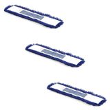 Cod-Ex Orlon Nemli Palet Tablet Toz Toplama Statik Mop - Mavi - 50 Cm. - 3 Adet