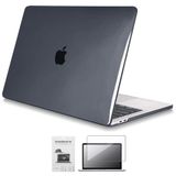 Codegen A2686 Apple 13 Macbook Pro M2 Kristal Siyah Kılıf Koruyucu + Ekran Filmi