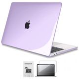 Codegen Apple 13 Macbook Pro A2338 M1 Kristal Mor Kılıf Koruyucu + Ekran Filmi