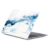 Codegen Apple 13" Macbook Pro M2 A2686 Mavi Mermer Kılıf Koruyucu Kapak CMPTM2-133BM