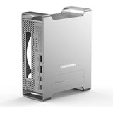 Codegen Mac Mini M4/m4 Pro 9 In 1 Type-C HDMI Nvme SSD Alüminyum Çevirici Stand Docking Station CDG-NSC301 - 0 - Siyah