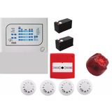 Codesec Konvansiyonel Sistem Yangın Alarm Seti 4 Lü CODEK4A4
