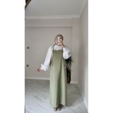 codudem Gabardin ince yazlık kumaş tesettüre uygun salopet elbise