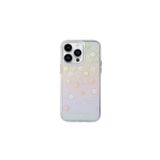 Coehl İphone 14 Pro Max Uyumlu Kılıf Çiçek Desenli Taşlı Aster Kılıf Pembe