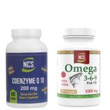 Coenzyme Q10 200 Mg 180 Tablet Omega 3 6 9 1000 mg 200 Kapsül