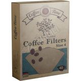 Coffe Time Kahve Filtre Kağıdı No:4 40'lı