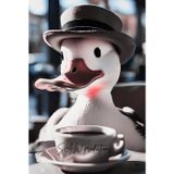 Coffee and Quacks: A glossy-finish lined journal for when your sips meet quacks!