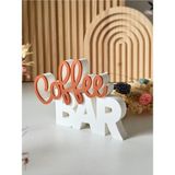 Coffee Bar Dekoratif Biblo , Kahve Köşeleri ve Sunumlar Için